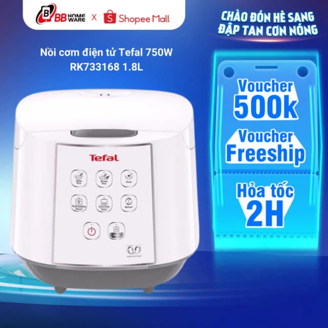 Top 1 so sánh giá Nồi cơm điện tử Tefal 1.8 lít RK733168 - Tìm sản phẩm giá rẻ nhất - Ảnh 7
