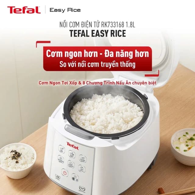 Top 1 so sánh giá Nồi cơm điện tử Tefal 1.8 lít RK733168 - Tìm sản phẩm giá rẻ nhất - Ảnh 9