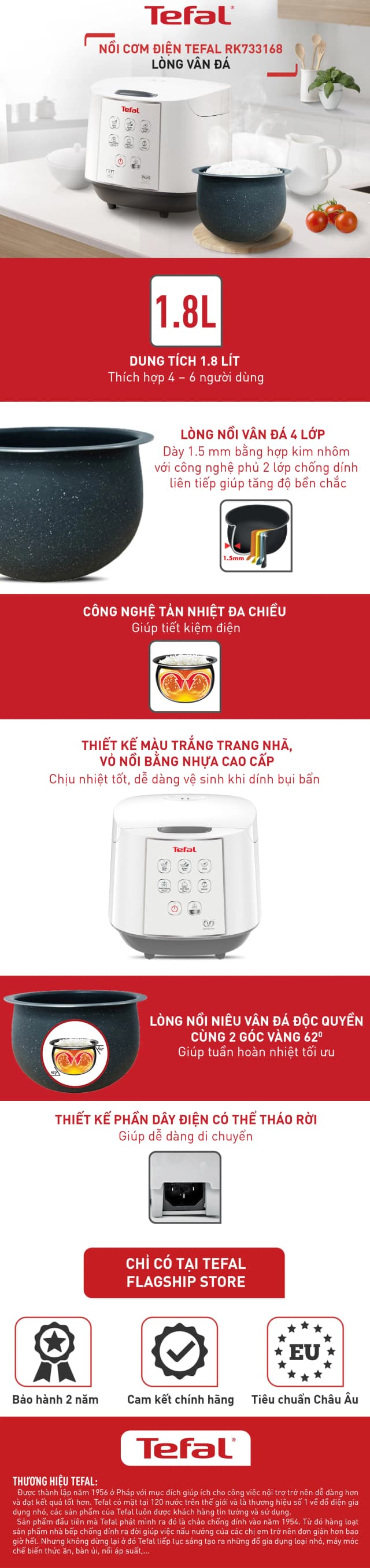 Top 1 so sánh giá Nồi cơm điện tử Tefal 1.8 lít RK733168 - Tìm sản phẩm giá rẻ nhất - Ảnh 87