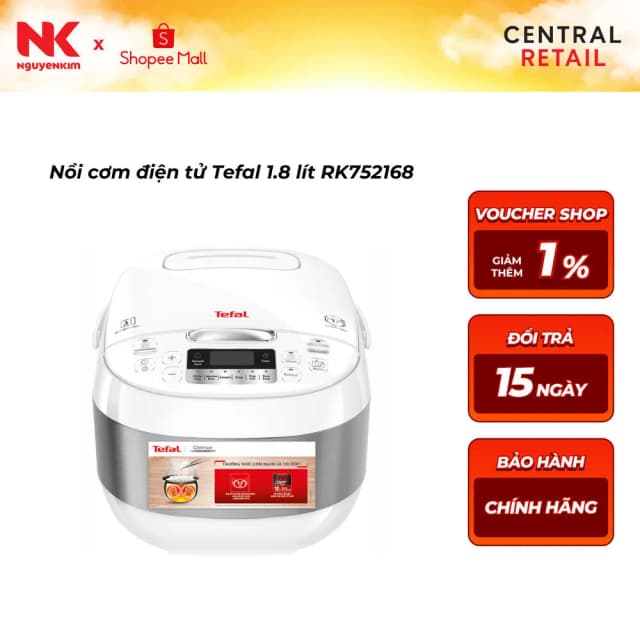 Top 1 so sánh giá Nồi cơm điện tử Tefal 1.8 lít RK733168 - Tìm sản phẩm giá rẻ nhất - Ảnh 92