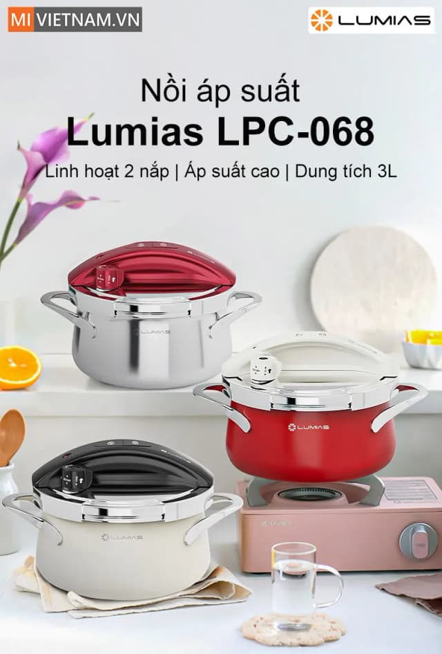 Top 1 so sánh giá Nồi áp suất cơ Lumias LPC-068 3 lít - Be - Tìm sản phẩm giá rẻ nhất - Ảnh 8