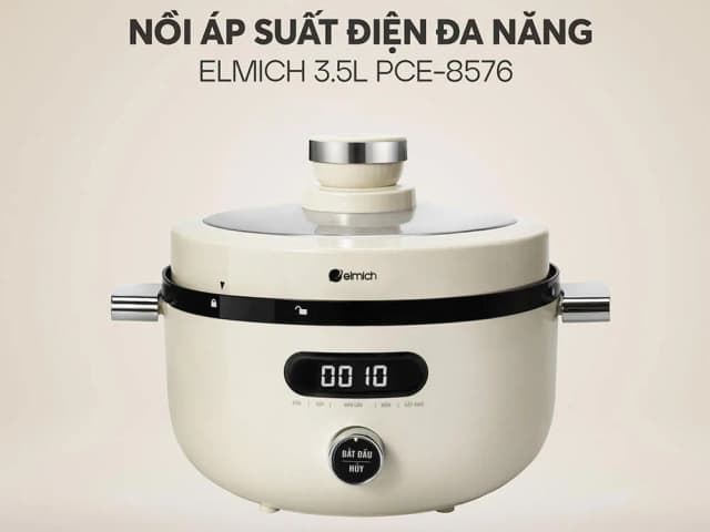 So sánh giá Nồi áp suất điện Elmich PCE-8576 3.5 lít rẻ nhất? - Ảnh 3