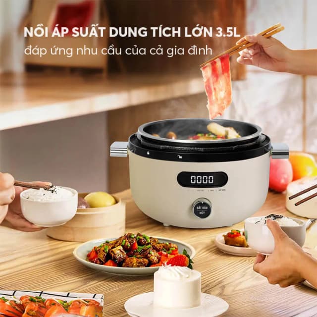 So sánh giá Nồi áp suất điện Elmich PCE-8576 3.5 lít rẻ nhất? - Ảnh 4