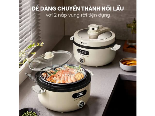 So sánh giá Nồi áp suất điện Elmich PCE-8576 3.5 lít rẻ nhất? - Ảnh 7