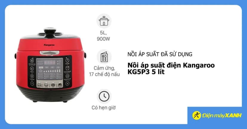 Nồi áp suất điện Kangaroo KG5P3 5 lít - Giá rẻ nhất hôm nay - Ảnh 11