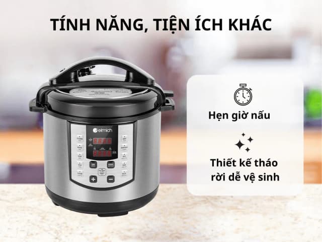 So sánh giá Nồi áp suất điện tử Elmich PCE-1809OL 6 lít rẻ nhất? - Ảnh 15