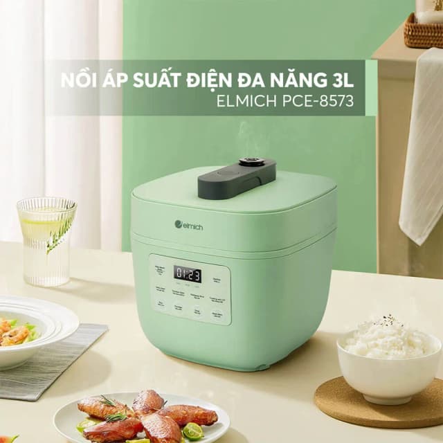 So sánh giá Nồi áp suất điện tử Elmich PCE-8573 3 lít rẻ nhất? - Ảnh 2
