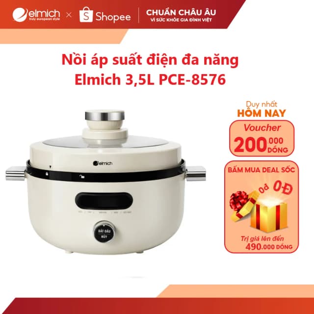 So sánh giá Nồi áp suất điện tử Elmich PCE-8573 3 lít rẻ nhất? - Ảnh 12