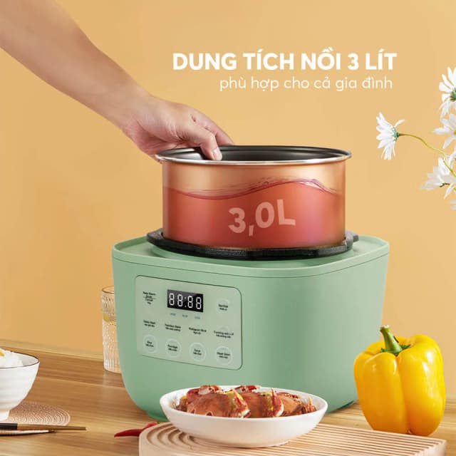 So sánh giá Nồi áp suất điện tử Elmich PCE-8573 3 lít rẻ nhất? - Ảnh 4