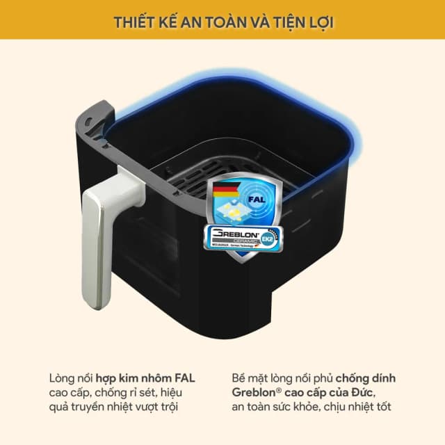 So sánh giá Nồi chiên không dầu BlueStone 6 lít AFB-5867 rẻ nhất? - Ảnh 13