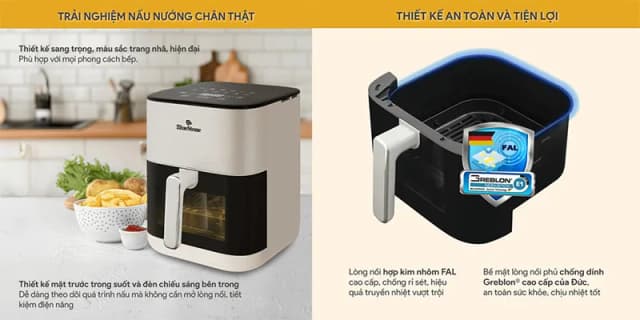 So sánh giá Nồi chiên không dầu BlueStone 6 lít AFB-5867 rẻ nhất? - Ảnh 15