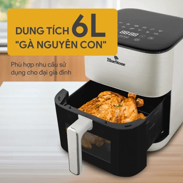 So sánh giá Nồi chiên không dầu BlueStone 6 lít AFB-5867 rẻ nhất? - Ảnh 5