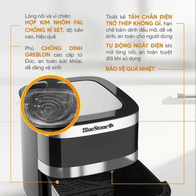So sánh giá Nồi chiên không dầu BlueStone 9 lít AFB-5886 rẻ nhất? - Ảnh 16