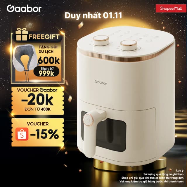 Top 1 so sánh giá Nồi chiên không dầu Gaabor 5 lít AF-45M02A - Tìm sản phẩm giá rẻ nhất - Ảnh 2