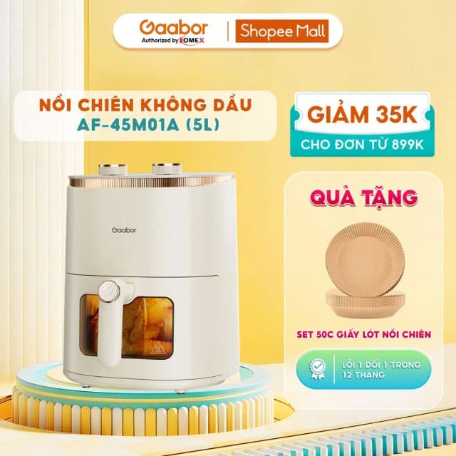 Top 1 so sánh giá Nồi chiên không dầu Gaabor 5 lít AF-45M02A - Tìm sản phẩm giá rẻ nhất - Ảnh 19