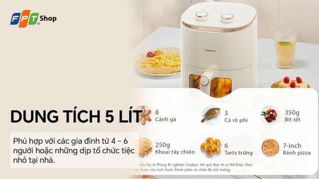Top 1 so sánh giá Nồi chiên không dầu Gaabor 5 lít AF-45M02A - Tìm sản phẩm giá rẻ nhất - Ảnh 28