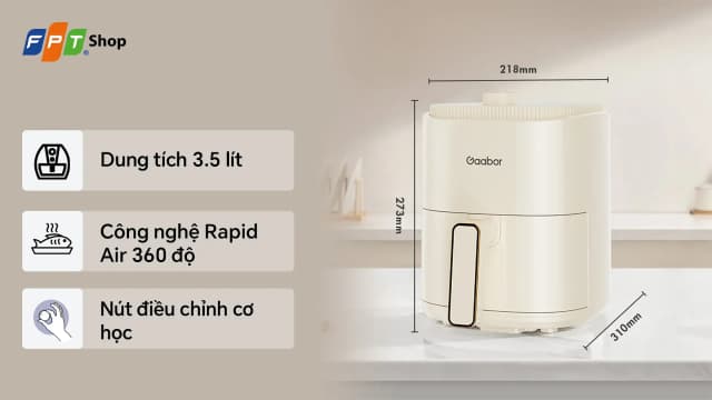 Top 1 so sánh giá Nồi chiên không dầu Gaabor 5 lít AF-45M02A - Tìm sản phẩm giá rẻ nhất - Ảnh 30