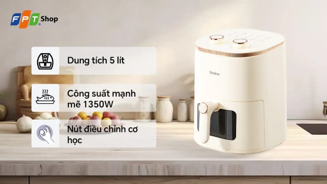 Top 1 so sánh giá Nồi chiên không dầu Gaabor 5 lít AF-45M02A - Tìm sản phẩm giá rẻ nhất - Ảnh 6