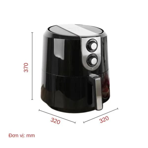 So sánh giá Nồi chiên không dầu Kangaroo 5.2 lít KG55AF1 rẻ nhất? - Ảnh 9