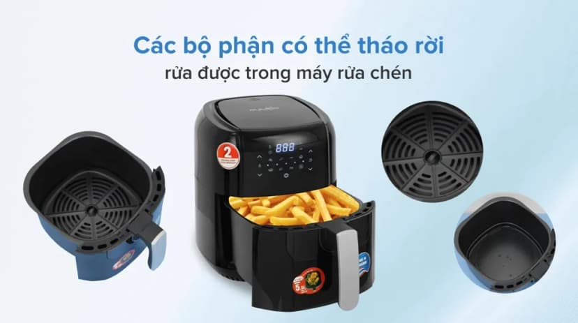 Nồi chiên không dầu Magic Eco 8 lít AC-162 - Giá rẻ nhất hôm nay - Ảnh 61