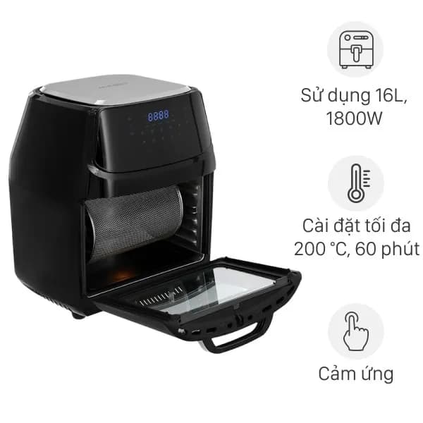 Top 1 so sánh giá Nồi chiên không dầu Paveden 16 lít PAF-1622 - Tìm sản phẩm giá rẻ nhất - Ảnh 9