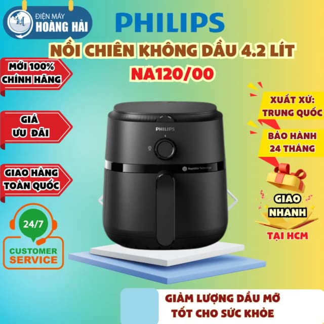 Top 1 so sánh giá Nồi chiên không dầu Philips 4.2 lít NA120/00 - Tìm sản phẩm giá rẻ nhất - Ảnh 17