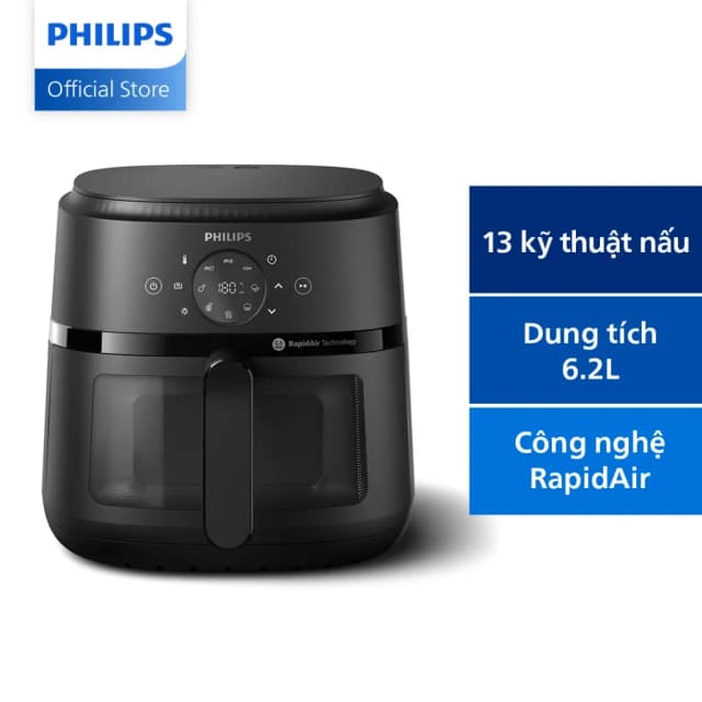 Top 1 so sánh giá Nồi chiên không dầu Philips 6.2 lít NA230/00 - Tìm sản phẩm giá rẻ nhất - Ảnh 8