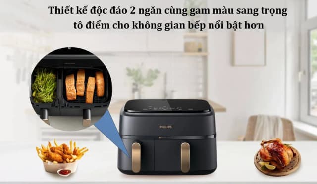 So sánh giá Nồi chiên không dầu Philips 9 lít NA352/00 rẻ nhất? - Ảnh 15