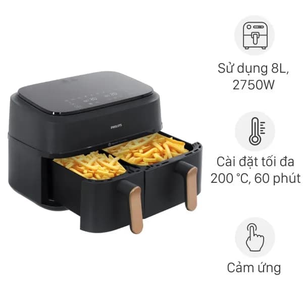 So sánh giá Nồi chiên không dầu Philips 9 lít NA352/00 rẻ nhất? - Ảnh 4