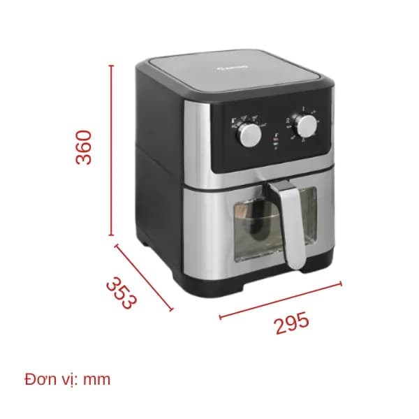 Top 1 so sánh giá Nồi chiên không dầu Rapido RAF-8.0M 8 lít - Tìm sản phẩm giá rẻ nhất - Ảnh 11