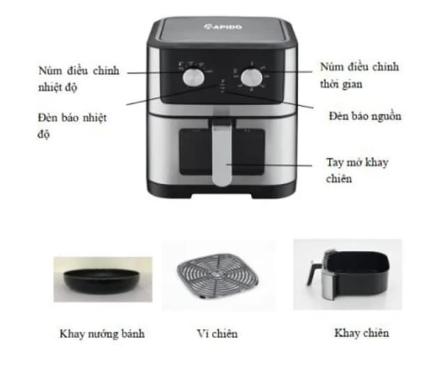 Top 1 so sánh giá Nồi chiên không dầu Rapido RAF-8.0M 8 lít - Tìm sản phẩm giá rẻ nhất - Ảnh 14