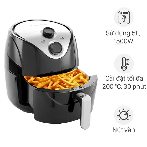 Nồi chiên không dầu Rapido RAF5.0M 5 lít - Giá rẻ nhất hôm nay - Ảnh 2