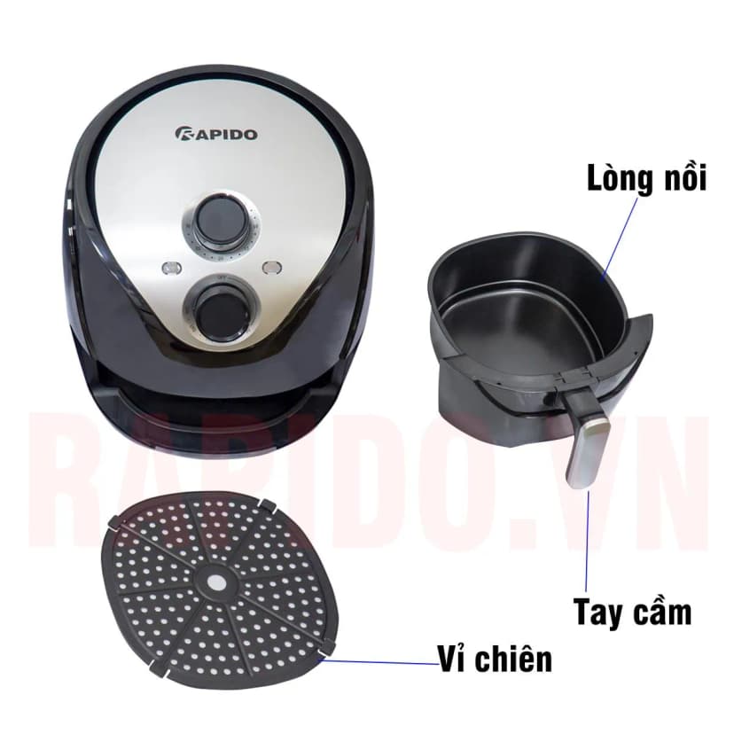 Nồi chiên không dầu Rapido RAF5.0M 5 lít - Giá rẻ nhất hôm nay - Ảnh 14