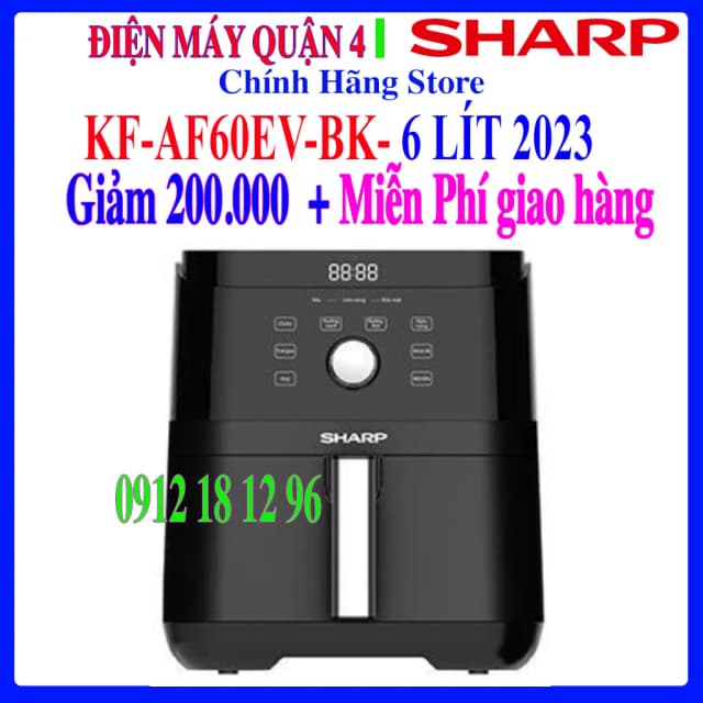So sánh giá Nồi chiên không dầu Sharp 6 lít KF-AF60EV-BK rẻ nhất? - Ảnh 17