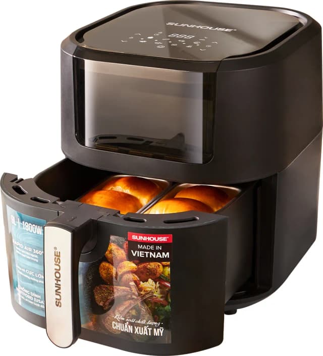 So sánh giá Nồi chiên không dầu Sunhouse 10 lít SHD4098 rẻ nhất? - Ảnh 12
