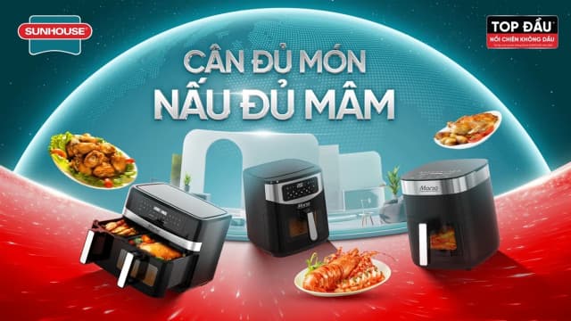 So sánh giá Nồi chiên không dầu Sunhouse 10 lít SHD4098 rẻ nhất? - Ảnh 17