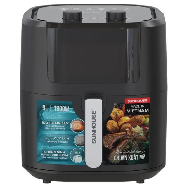 So sánh giá Nồi chiên không dầu Sunhouse 10 lít SHD4098 rẻ nhất? - Ảnh 18