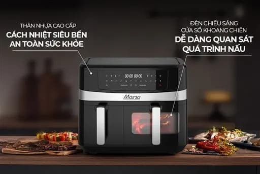 So sánh giá Nồi chiên không dầu Sunhouse 10 lít SHD4098 rẻ nhất? - Ảnh 5