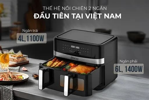 So sánh giá Nồi chiên không dầu Sunhouse 10 lít SHD4098 rẻ nhất? - Ảnh 6