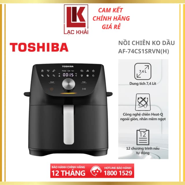 So sánh giá Nồi chiên không dầu Toshiba 7.4 lít AF-74CP1URVN(H) rẻ nhất? - Ảnh 4