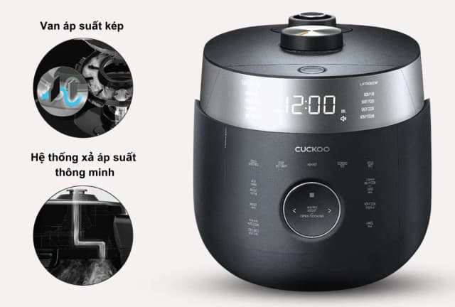 So sánh giá Nồi cơm áp suất cao tần Cuckoo 1.08 lít CRP-LHTR0609F/BKSIVNCV rẻ nhất? - Ảnh 4