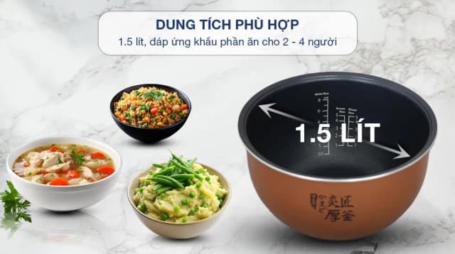 So sánh giá Nồi cơm cao tần Toshiba 1.5 lít RC-15IP1UVN(K) rẻ nhất? - Ảnh 4