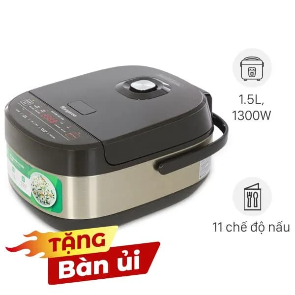 So sánh giá Nồi cơm cao tần Kangaroo 1.5 lít KG15RIH1 rẻ nhất? - Ảnh 2