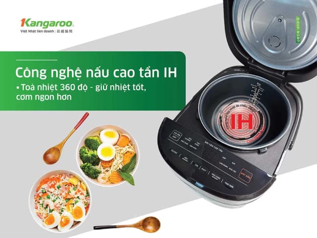 So sánh giá Nồi cơm cao tần Kangaroo 1.5 lít KG15RIH1 rẻ nhất? - Ảnh 8