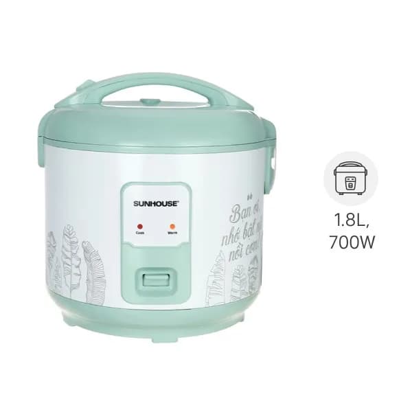 So sánh giá Nồi cơm nắp gài Sunhouse 1.8 lít SHD8600DMX rẻ nhất? - Ảnh 10