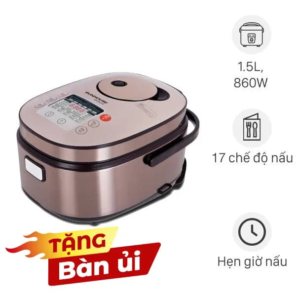 So sánh giá Nồi cơm điện tử Sunhouse Mama 1.5 lít SHD8915 rẻ nhất? - Ảnh 3