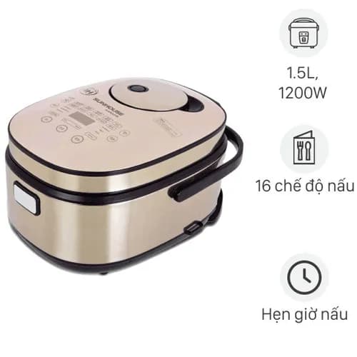 So sánh giá Nồi cơm điện tử Sunhouse Mama 1.5 lít SHD8915 rẻ nhất? - Ảnh 6