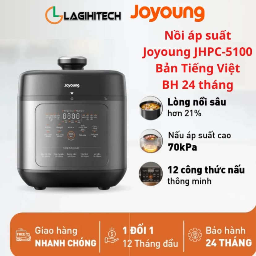 Nồi cơm điện tử áp suất Joyoung 5 lít JHPC-5100 - Giá rẻ nhất hôm nay - Ảnh 14