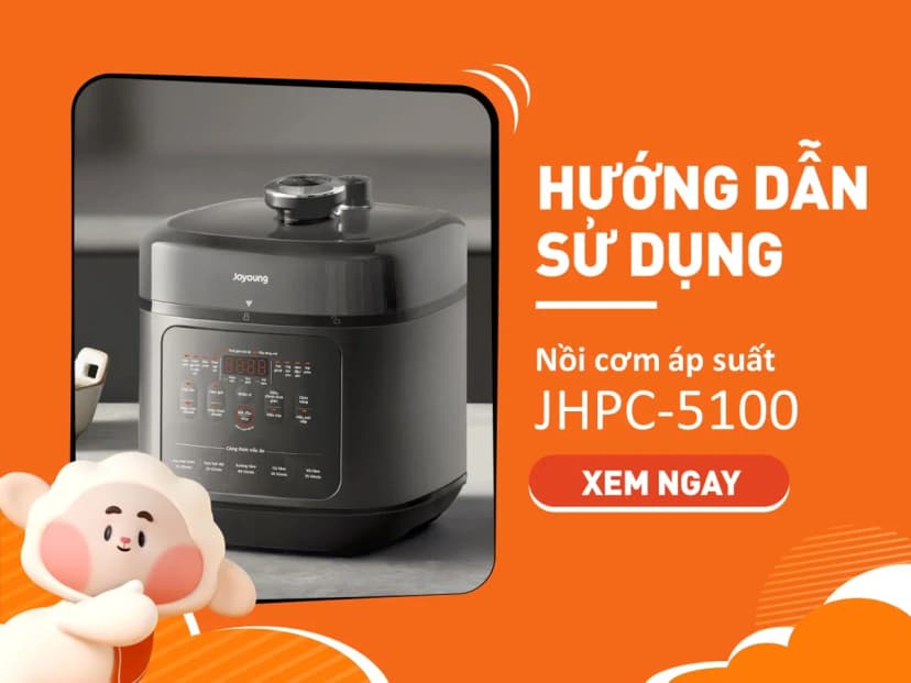 Nồi cơm điện tử áp suất Joyoung 5 lít JHPC-5100 - Giá rẻ nhất hôm nay - Ảnh 17