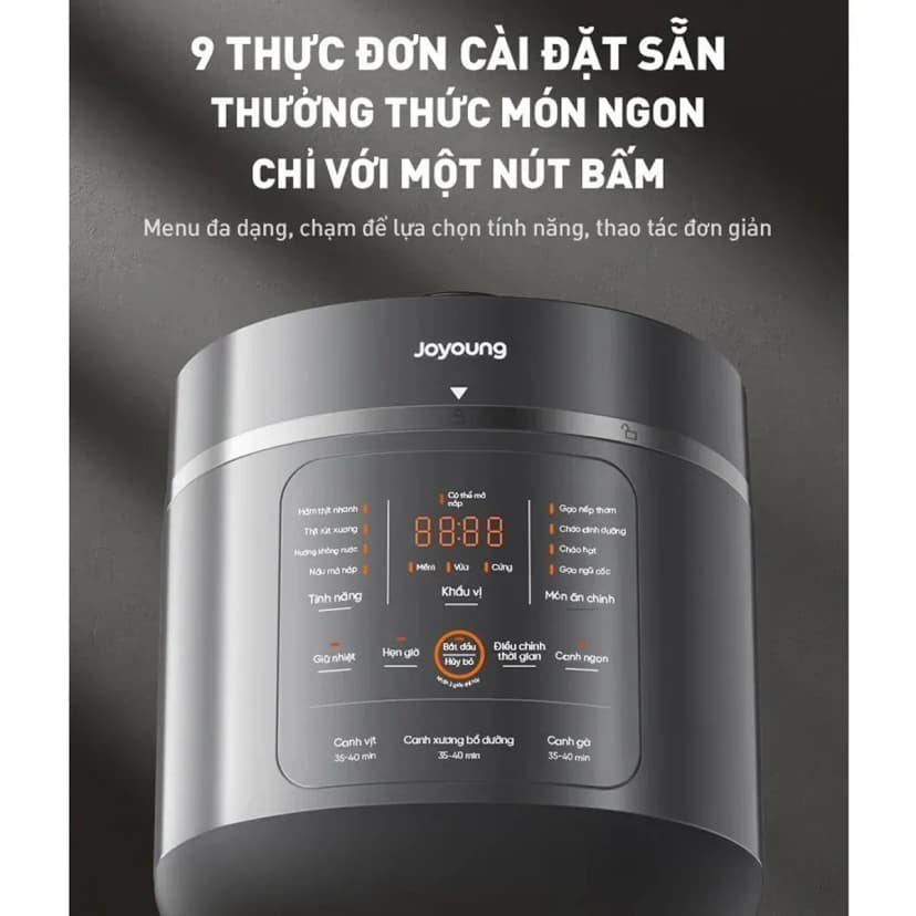 Nồi cơm điện tử áp suất Joyoung 5 lít JHPC-5100 - Giá rẻ nhất hôm nay - Ảnh 3